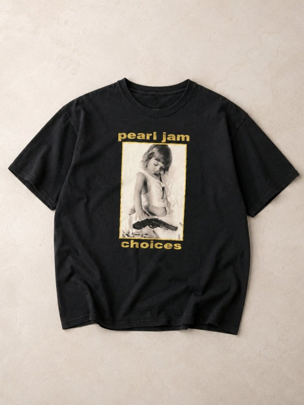 Pearl Jam "Choices" Graphic T-Shirt, Vintage Grunge Rock Band Tee, Alternative M